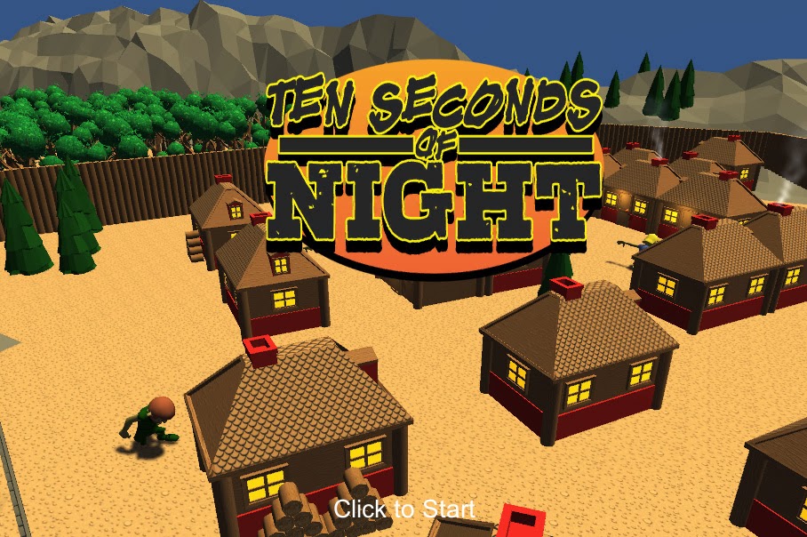 10 Seconds of Night Title Screen